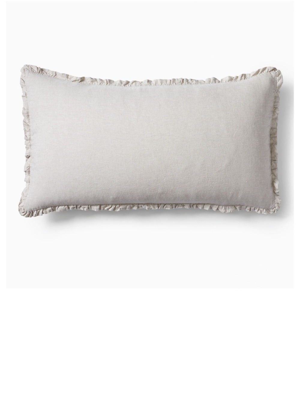 Two West Elm Belgian Flax Linen King Shams - Two count (Natural Flax)